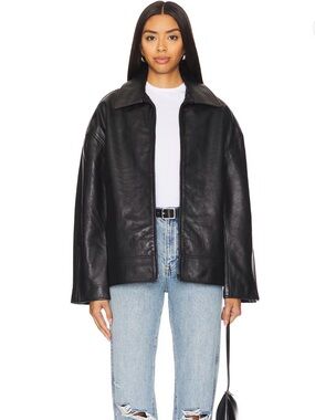 GRLFRND Alek leather jacket